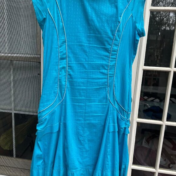 NEXX NEW YORK SCOOP NECK COTTON BLEND Dress, Size Euro 46 / US 10 (L) - Picture 6 of 6